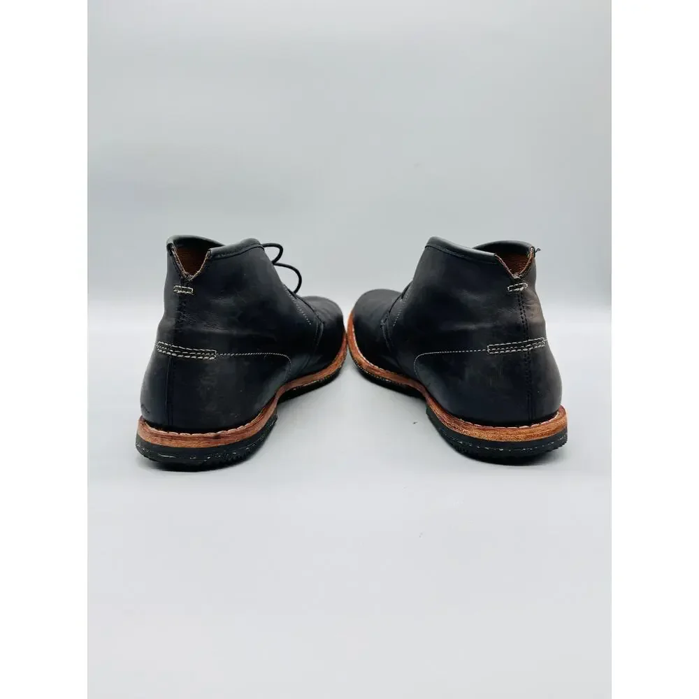 Timberland Boot Company Boots Mens 11 Black Leather Chukka Ankle Casual Lace Up